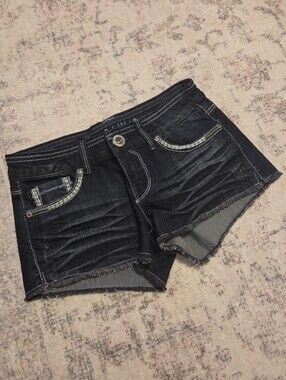 Hydraulic Jean Mini Shorts
